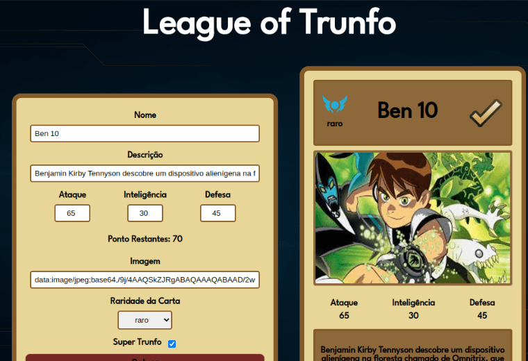 Imagem do Projeto League of Trunfo